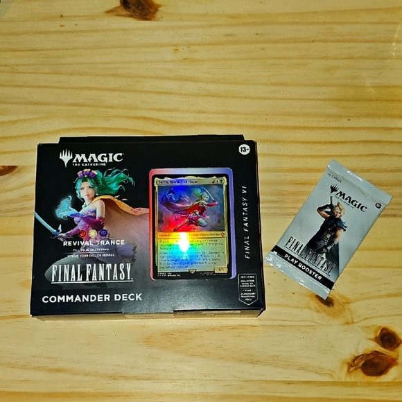 Magic Final Fantasy VI Commander Deck & Play Booster Pack - Picture 1 of 6